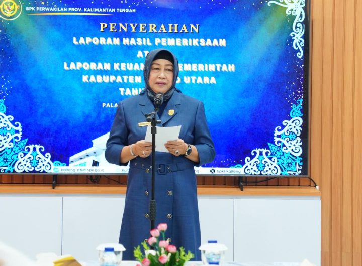 Ketua DPRD Sampaikan Harapannya Saat Pemkab Barut Terima LPH dari BPK RI Perwakilan Kalteng