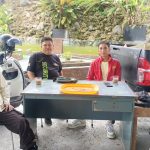 Koordinator Satpam DPRD Barito Utara, Ardiani. (Foto : Candra)