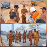 Bupati Barito Utara H. Shalahuddin, S.T., M.T., saat meninjau sejumlah rencana pembangunan infrastruktur strategis.
